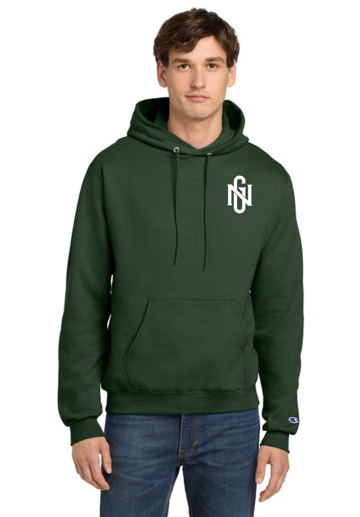 Champion® Powerblend® Pullover Hoodie - Isaiah 52:7