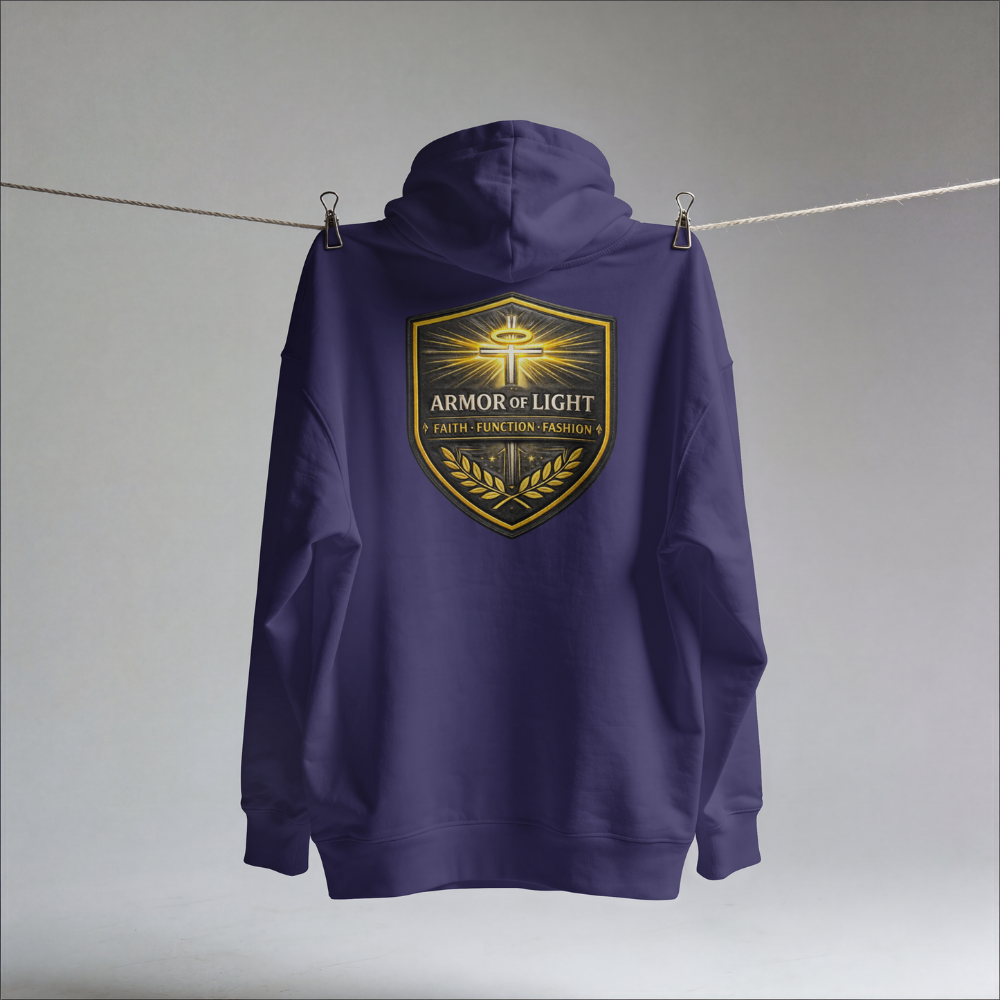 Champion® Powerblend® Pullover Hoodie -  Armor of God