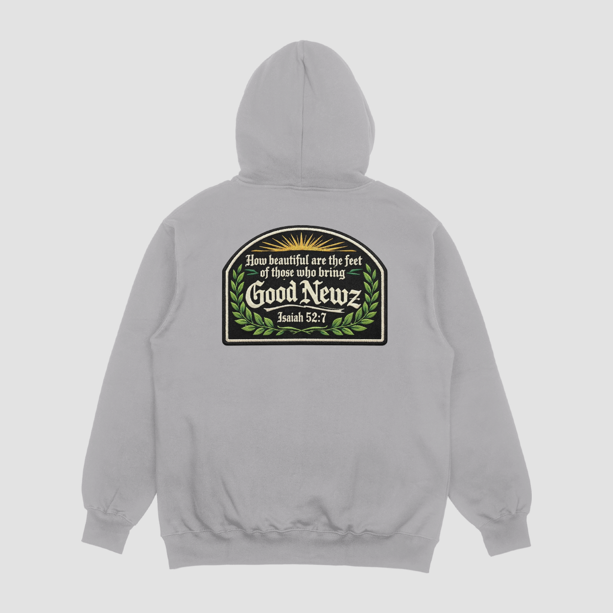 Champion® Powerblend® Pullover Hoodie - Isaiah 52:7
