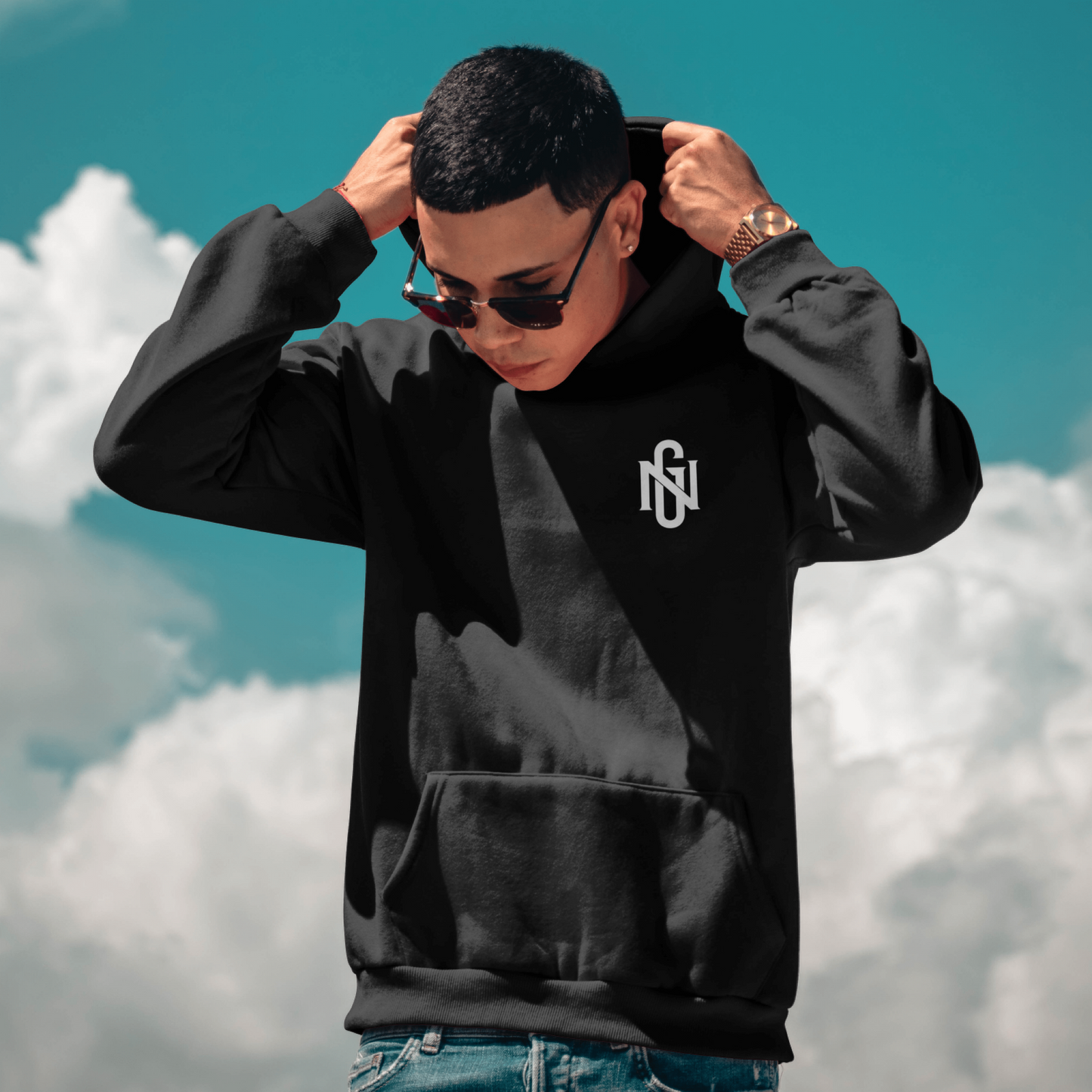 Champion® Powerblend® Pullover Hoodie - Trumpet